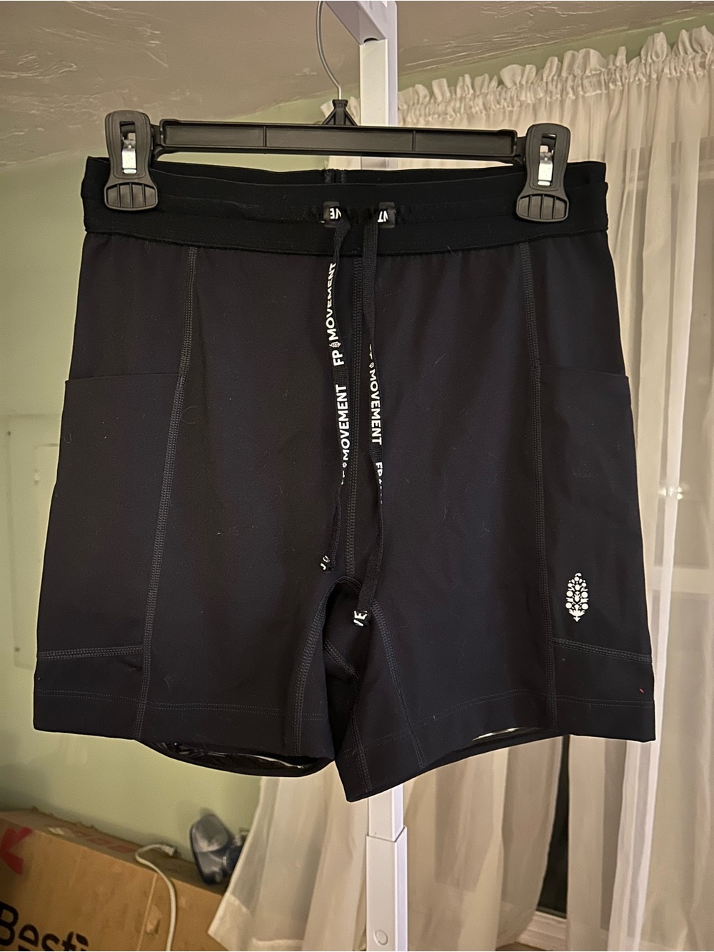 Free People In the Wild Long Shorts in Black